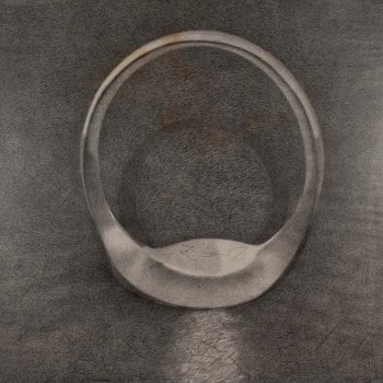 4. Omar Galliani, MADDALENA, 1988, matita su tavola, 150×150 cm